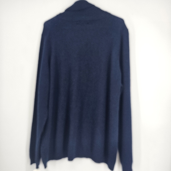 Womens Plus Size 3X 100% Cashmere Turtleneck Sweater Flaw NWT $149 msrp - Picture 2 of 7